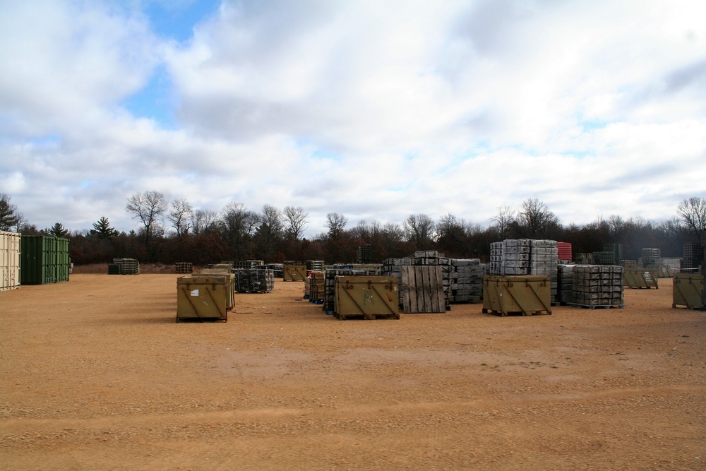 Training area for 89B Ammunition Supply Course at Fort McCoy