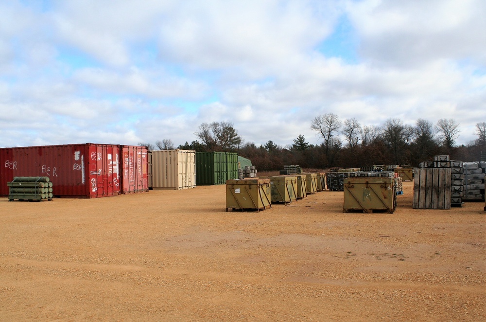 Training area for 89B Ammunition Supply Course at Fort McCoy