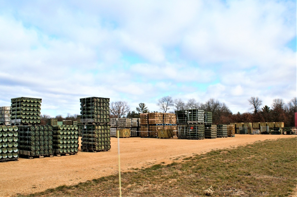 Training area for 89B Ammunition Supply Course at Fort McCoy