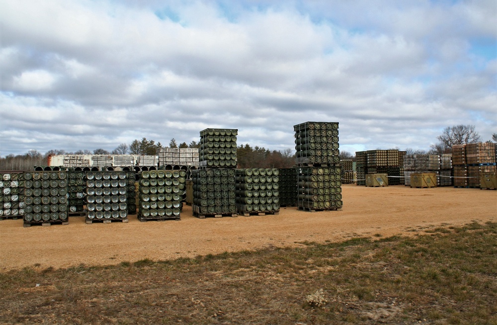 Training area for 89B Ammunition Supply Course at Fort McCoy