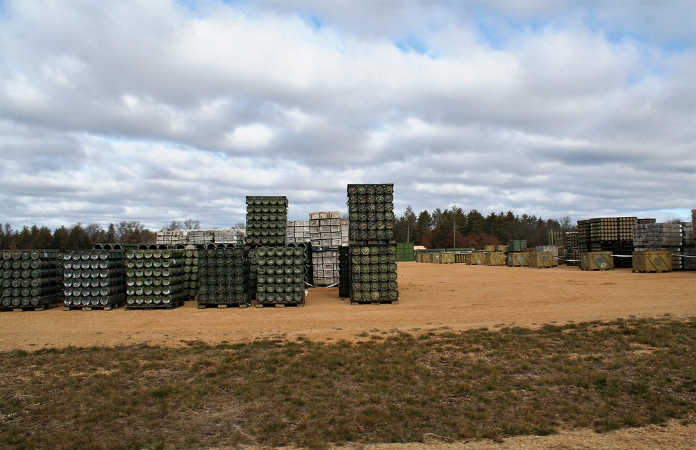 Training area for 89B Ammunition Supply Course at Fort McCoy