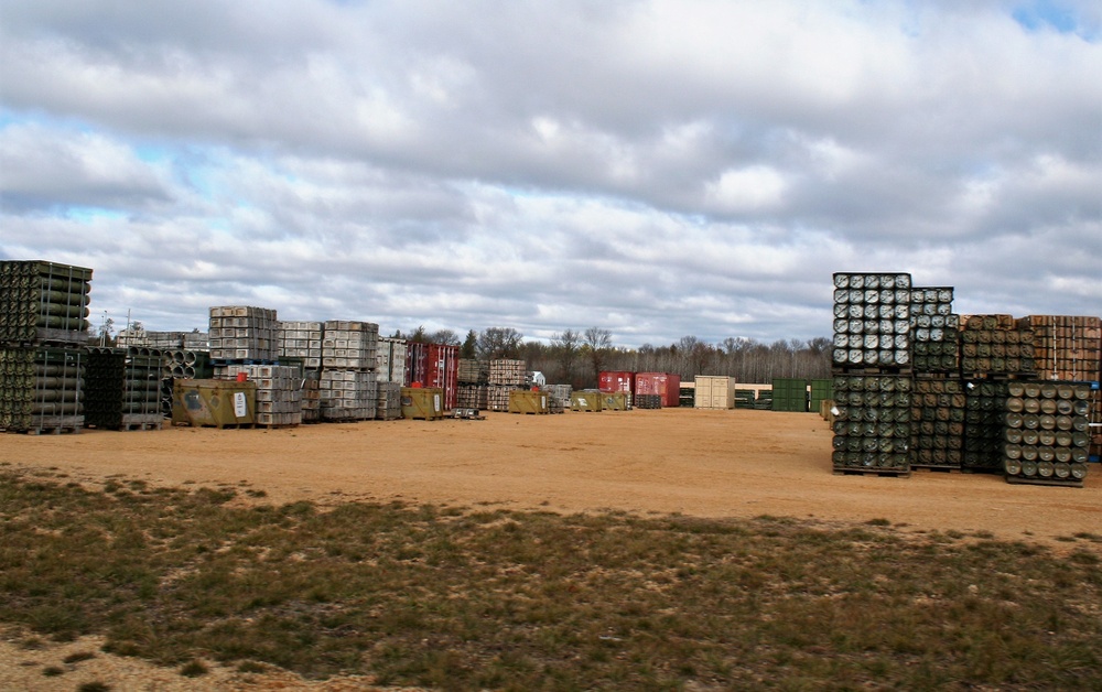 Training area for 89B Ammunition Supply Course at Fort McCoy