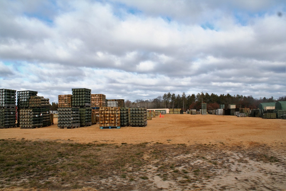 Training area for 89B Ammunition Supply Course at Fort McCoy