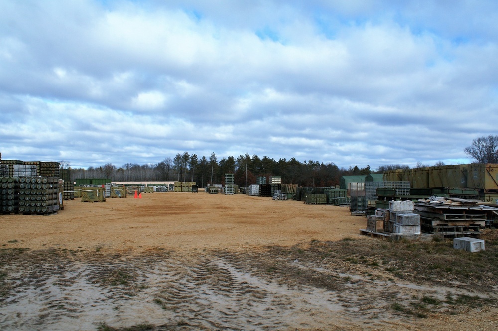 Training area for 89B Ammunition Supply Course at Fort McCoy