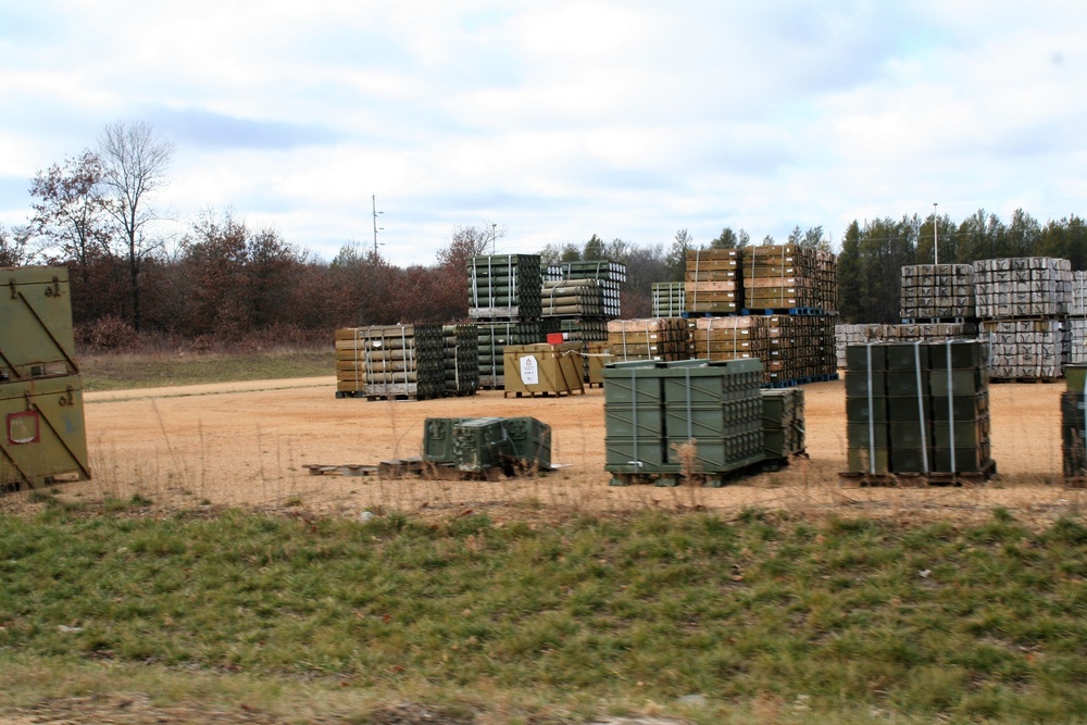 Training area for 89B Ammunition Supply Course at Fort McCoy