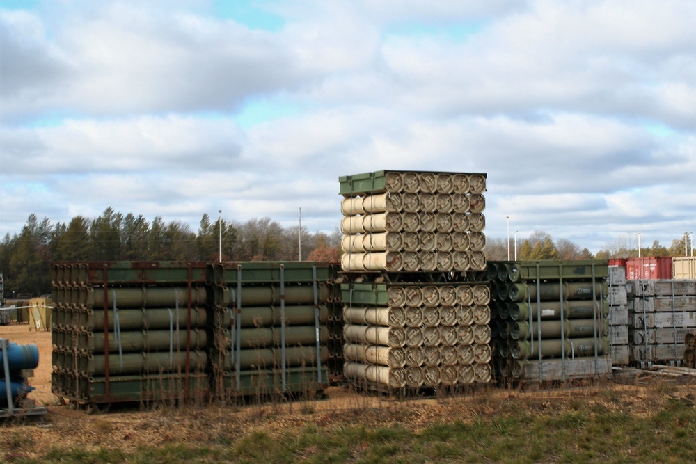 Training area for 89B Ammunition Supply Course at Fort McCoy