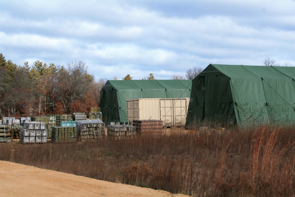 Training area for 89B Ammunition Supply Course at Fort McCoy