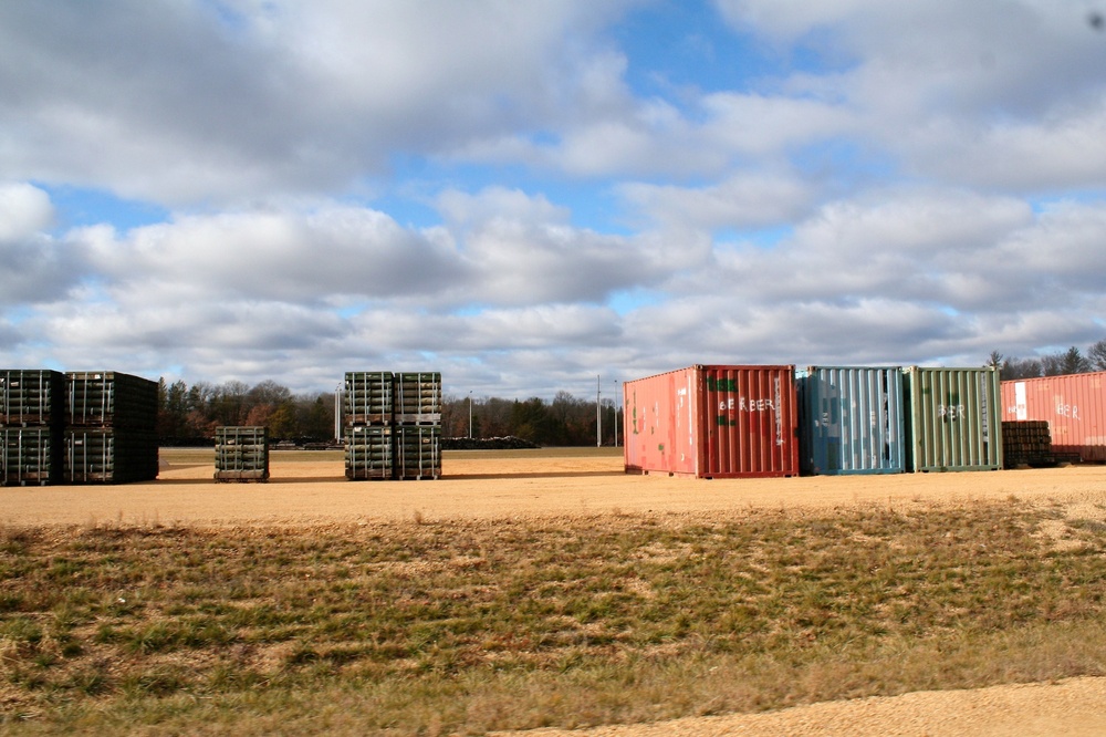 Training area for 89B Ammunition Supply Course at Fort McCoy