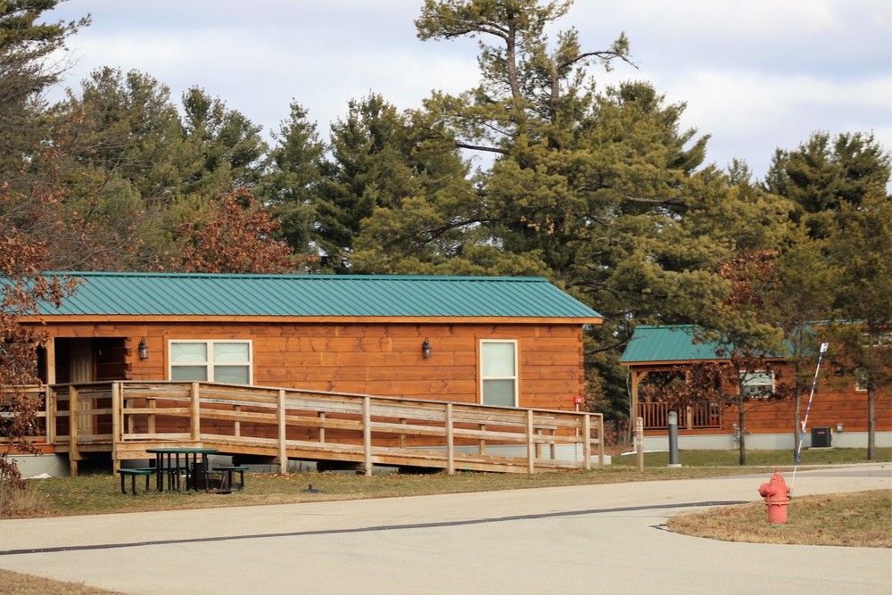 Cabins at Fort McCoy's Pine View Campground