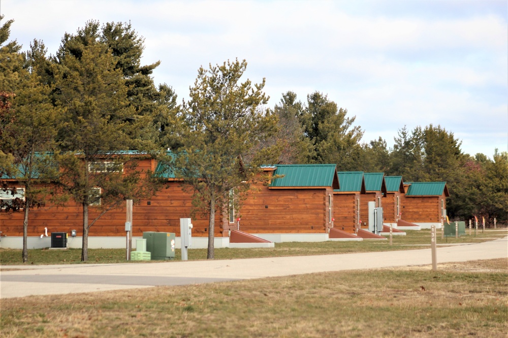 Cabins at Fort McCoy's Pine View Campground