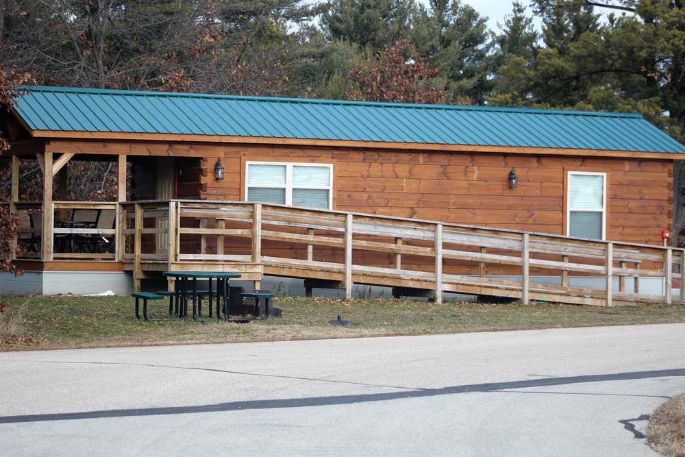 Cabins at Fort McCoy's Pine View Campground