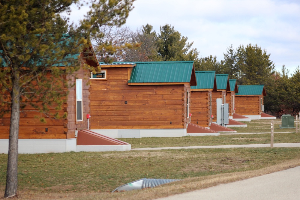 Cabins at Fort McCoy's Pine View Campground