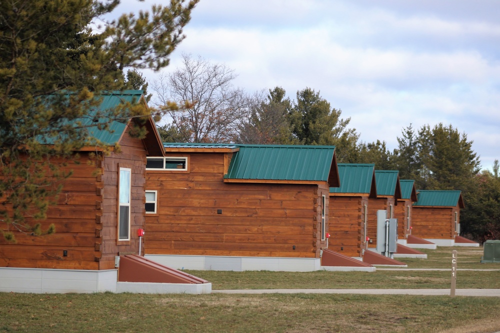 Cabins at Fort McCoy's Pine View Campground