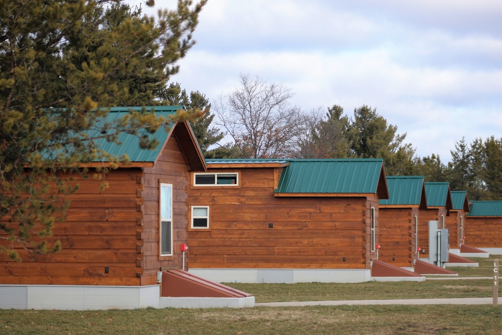 Cabins at Fort McCoy's Pine View Campground