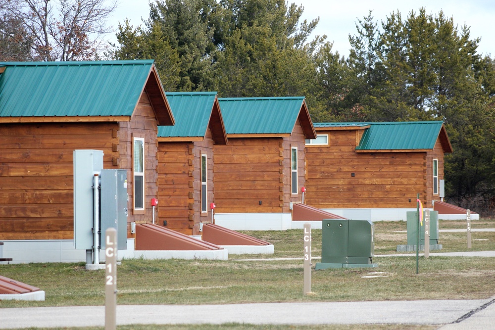 Cabins at Fort McCoy's Pine View Campground