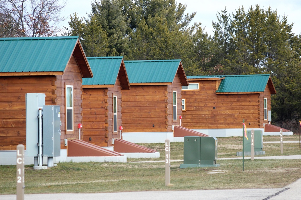 Cabins at Fort McCoy's Pine View Campground
