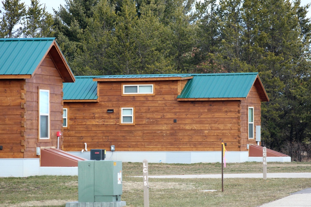 Cabins at Fort McCoy's Pine View Campground