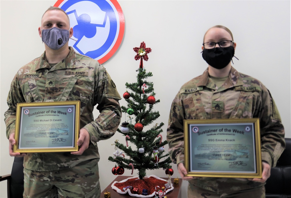 1st Theater Sustainment Command Awards Sustainer of the Week