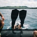 Navy Seabee Divers Repair Bouy in Guam Harbor