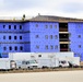 Ongoing Army Corps of Engineers barracks construction project at Fort McCoy