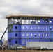 Ongoing Army Corps of Engineers barracks construction project at Fort McCoy