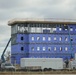 Ongoing Army Corps of Engineers barracks construction project at Fort McCoy