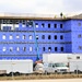 Ongoing Army Corps of Engineers barracks construction project at Fort McCoy