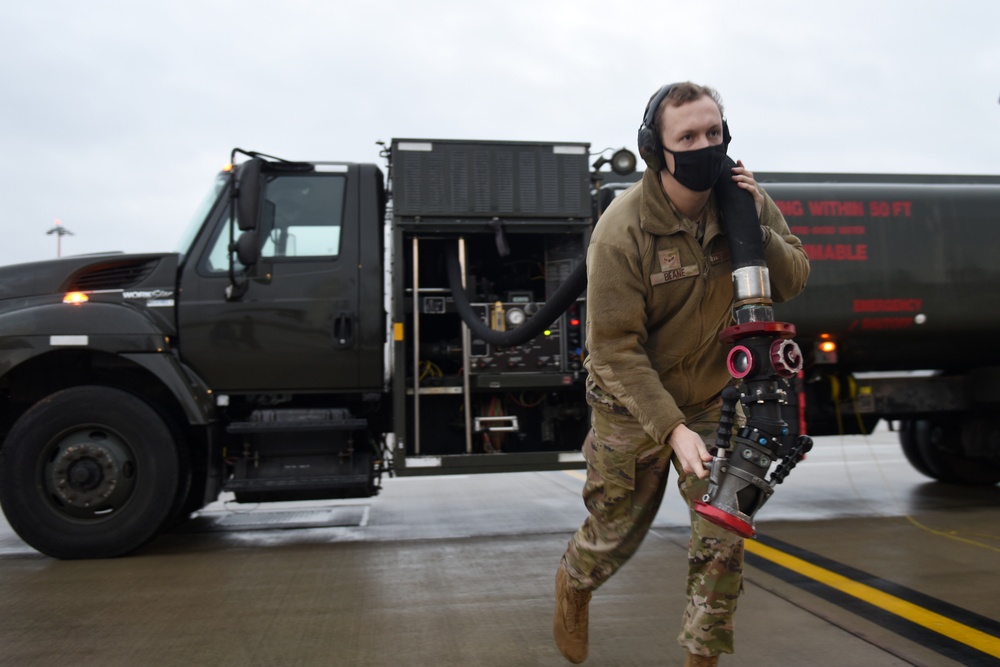 48th Logistics Readiness Squadron Fuels Management Flight performs daily ops