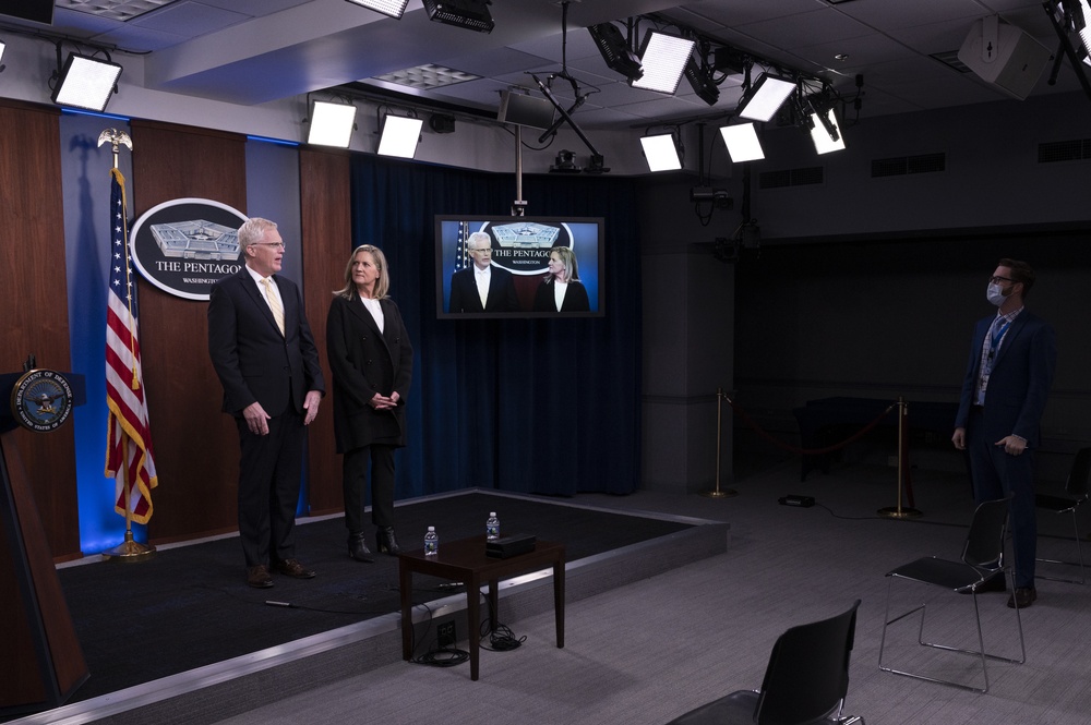 Acting SecDef and wife make pre-recorded remarks for the Military Spouse Employment Partnership Induction Ceremony