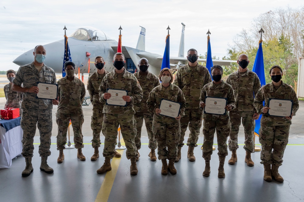 125th Fighter Wing celebrates Inspired Airmen and High Performing Teams