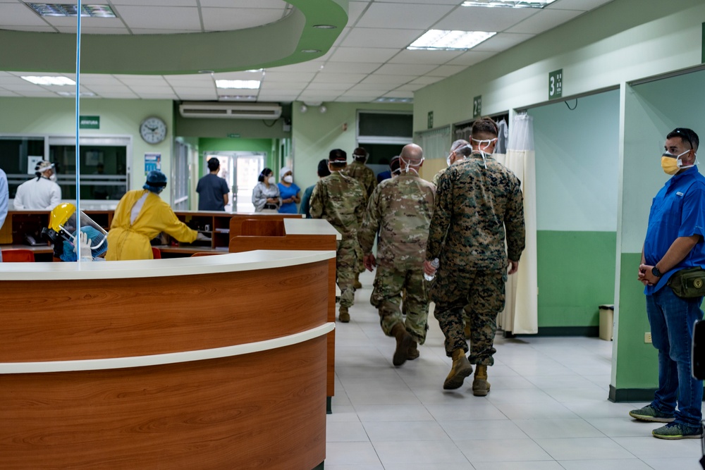 Task force US Marines participate in Tricare hospital site visits in Honduras