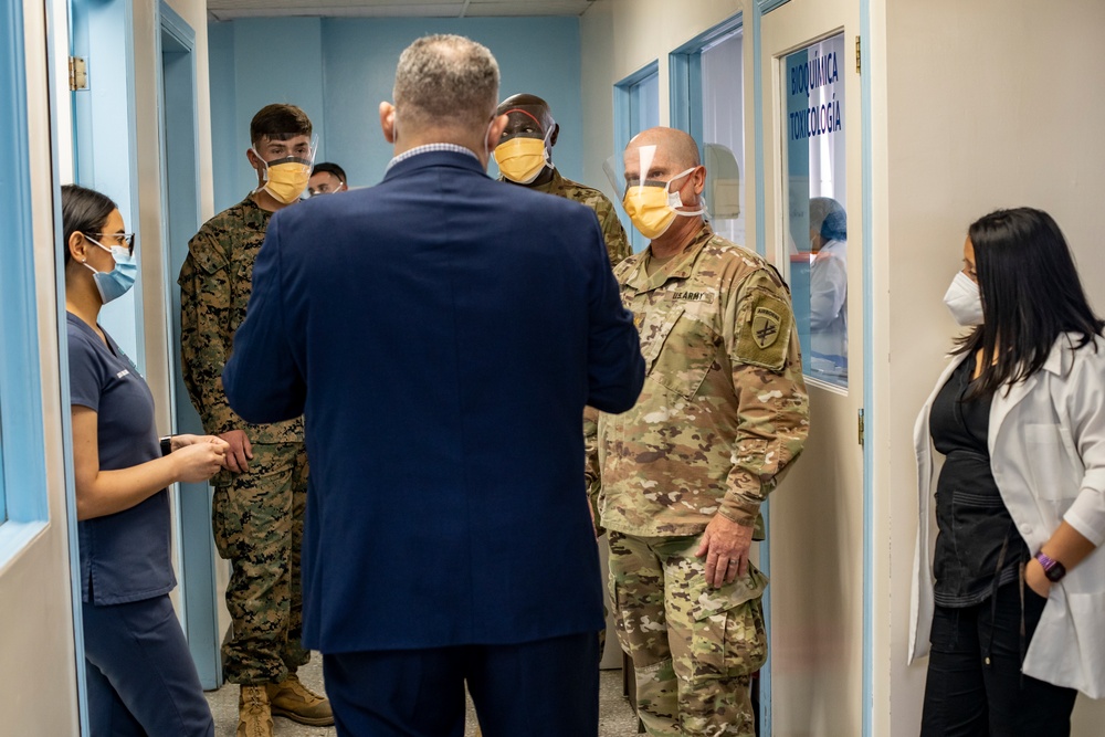 Task force US Marines participate in Tricare hospital site visits in Honduras