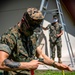 Task force US Marines set up a field expedient antenna in Honduras