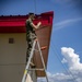 Task force US Marines set up a field expedient antenna in Honduras