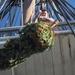 USS Constitution Sailors decorate the for the holidays