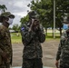 US Marine task force Mobile Training Team conduct land navigation evaluation with Honduran Marines