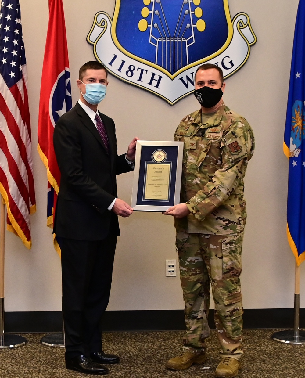 118th Wing receives Secret Service Director's award