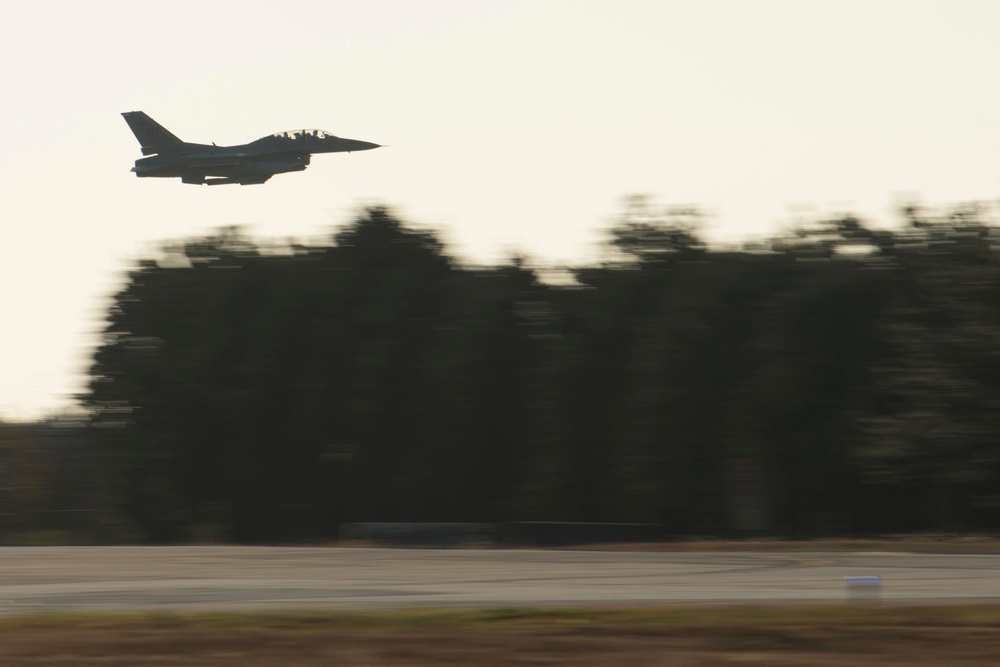 Pilot, crew chief take to the skies