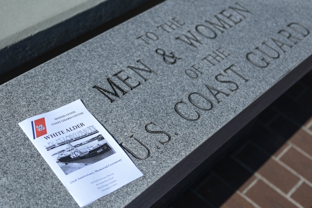 Memorial ceremony for Coast Guard Cutter White Alder