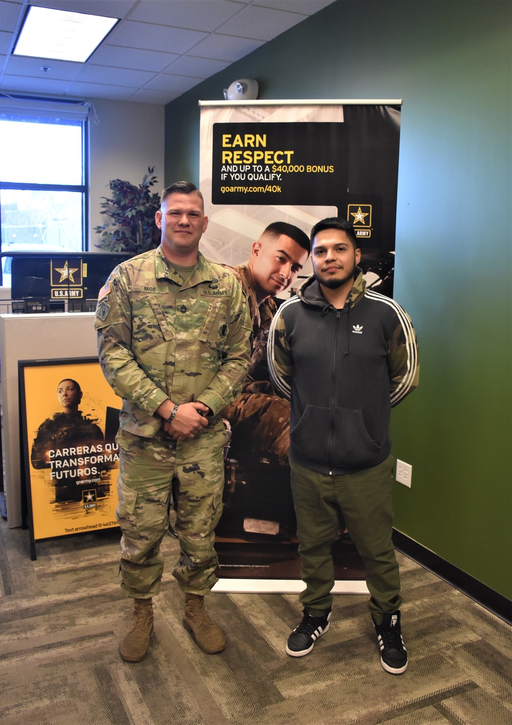 Former record producer switches buttons to join U.S. Army
