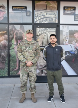 Former record producer switches buttons to join U.S. Army