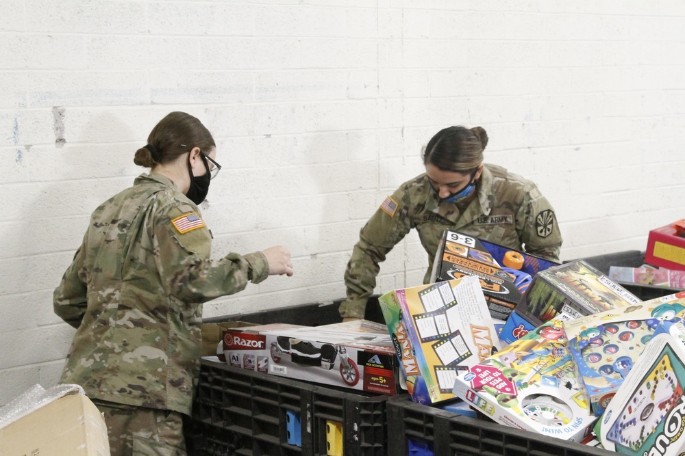 AZNG organizes and prepares holiday toy donations