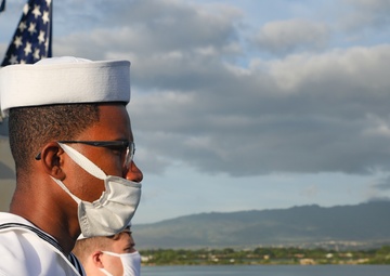 USS Michael Murphy Participates in the 79th Pearl Harbor Day Remembrance Ceremony