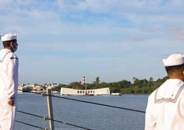 USS Michael Murphy Participates in the 79th Pearl Harbor Day Remembrance Ceremony