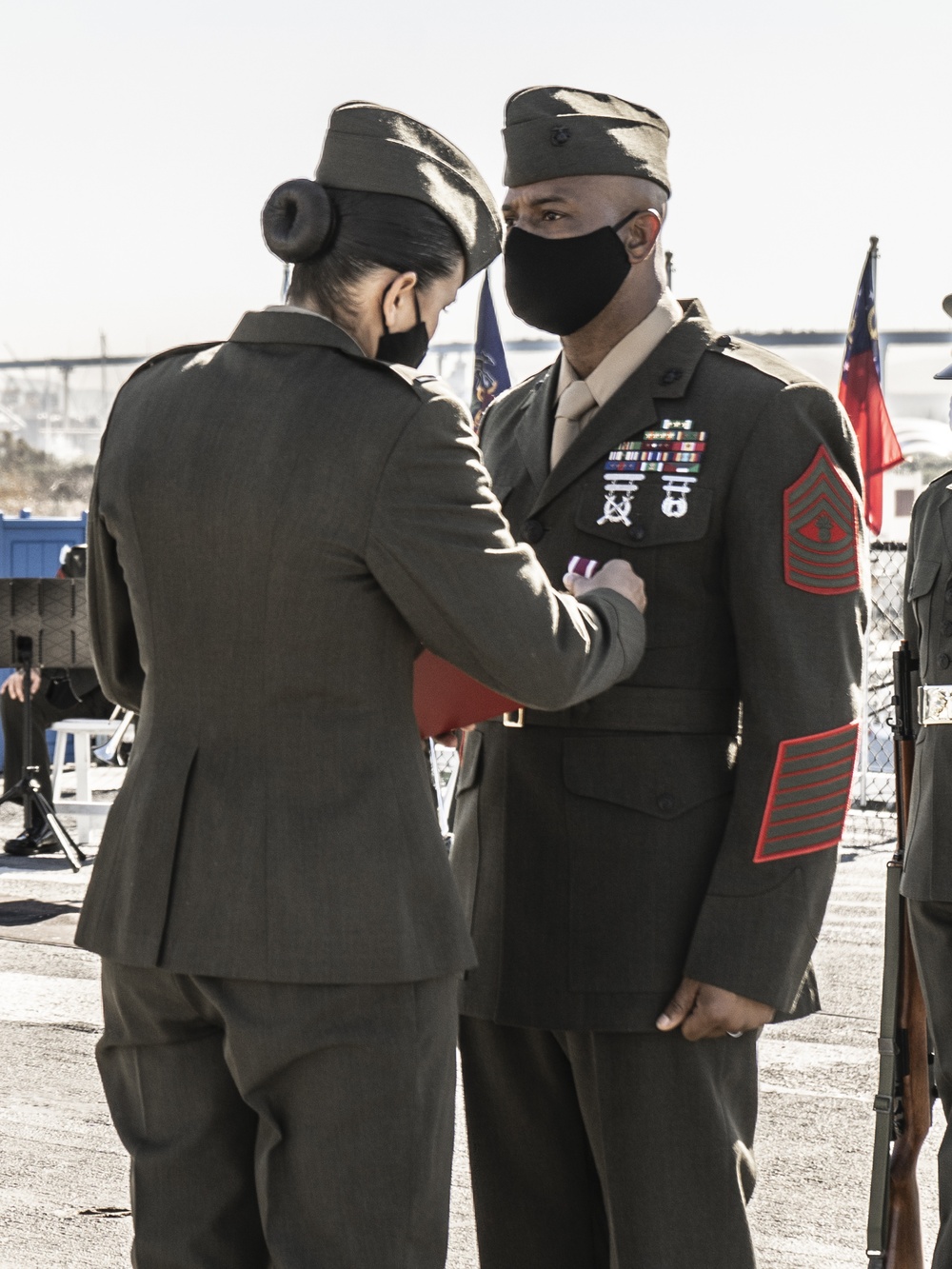 Master Gunnery Sgt. John-Baptiste Retirement Ceremony
