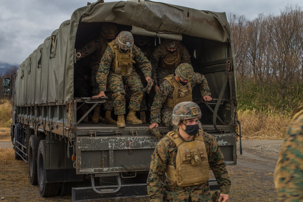 JGSDF 30th Infantry Regiment, U.S. 3rd Battalion, 8th Marines Open Exercise Forest Light