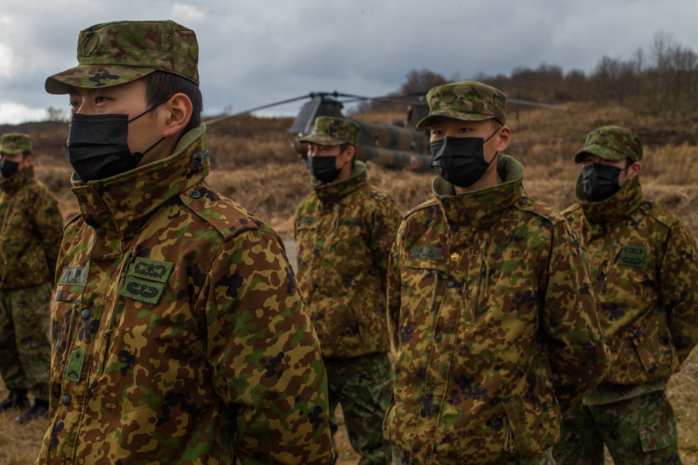 JGSDF 30th Infantry Regiment, U.S. 3rd Battalion, 8th Marines Open Exercise Forest Light