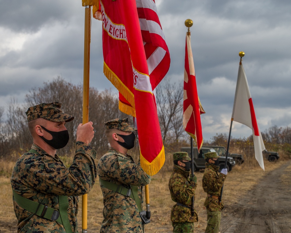 JGSDF 30th Infantry Regiment, U.S. 3rd Battalion, 8th Marines Open Exercise Forest Light