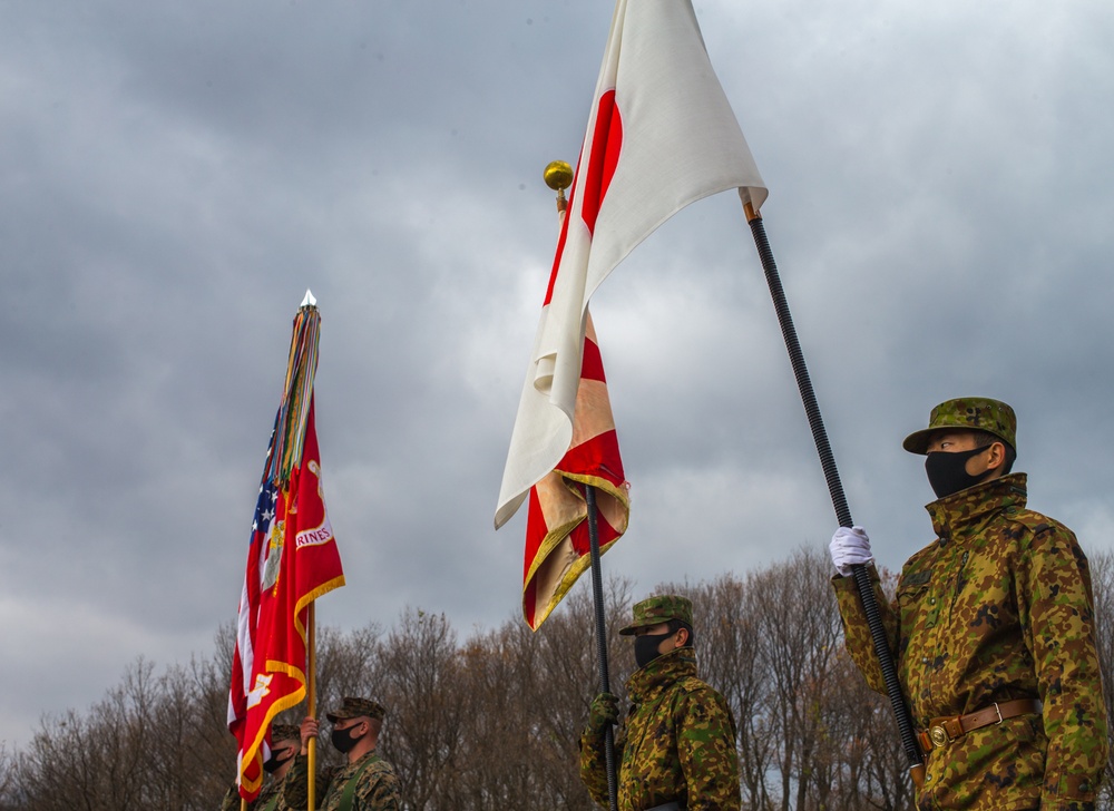 JGSDF 30th Infantry Regiment, U.S. 3rd Battalion, 8th Marines Open Exercise Forest Light