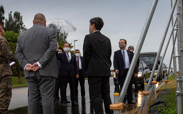 Members of Japanese House of Representatives visit military facilities